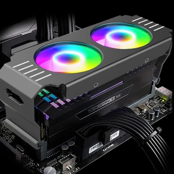 مبرد الذاكرة D50 ARGB للكمبيوتر ، DDR2 ، DDR3 ، DDR4 ، بالوعة الحرارة الذاكرة DDR5 ، ذاكرة الوصول العشوائي 1000-4500RPM ، المبرد ، المبرد التبريد