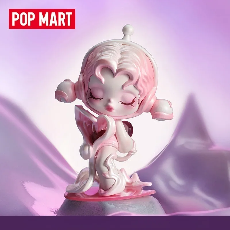 팝 마트 스컬판다 음악 테마 블라인드 박스 - 비닐 아트 피규어 세트 데코 애호가들을 위한 다크 판타지 수집품 선물