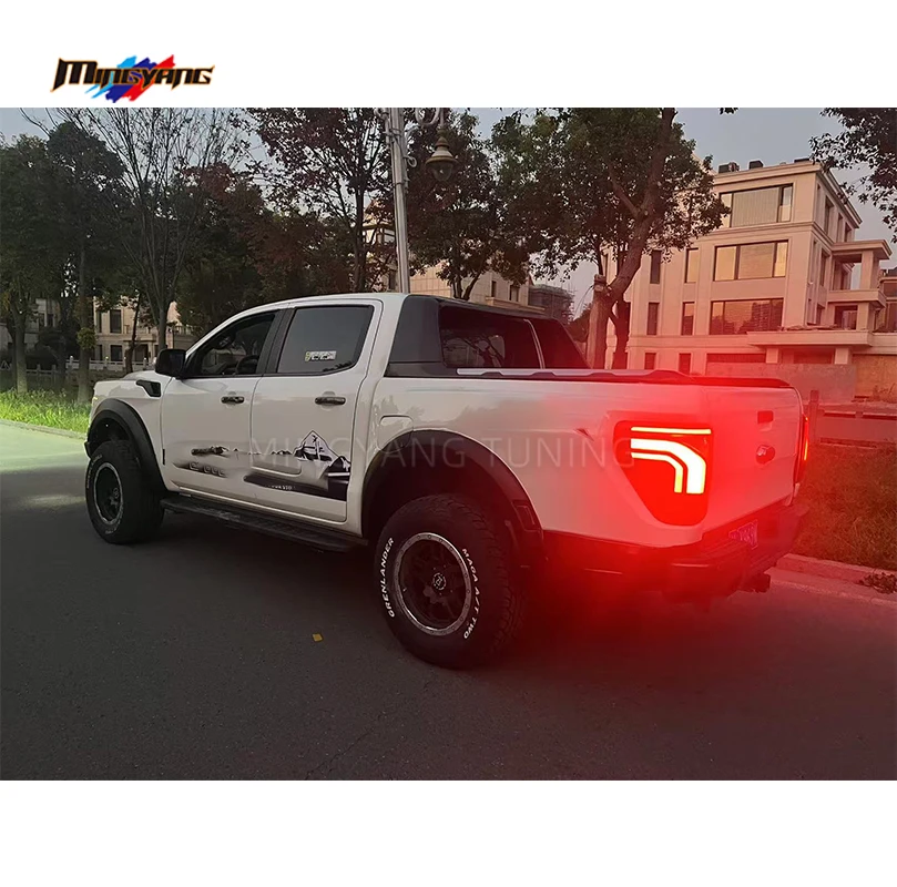 PP Plastic T6 T7 T8 Upgrade to F150 Raptor 2025 Facelift Car Bumper Accessories Bodykit for Ford Ranger 2012-2021 Body Kit