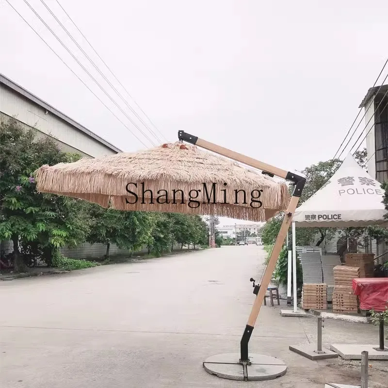 

CL shading thatch umbrella straw simulation straw umbrella courtyard agritainment B & B outdoor beach villa umbrella