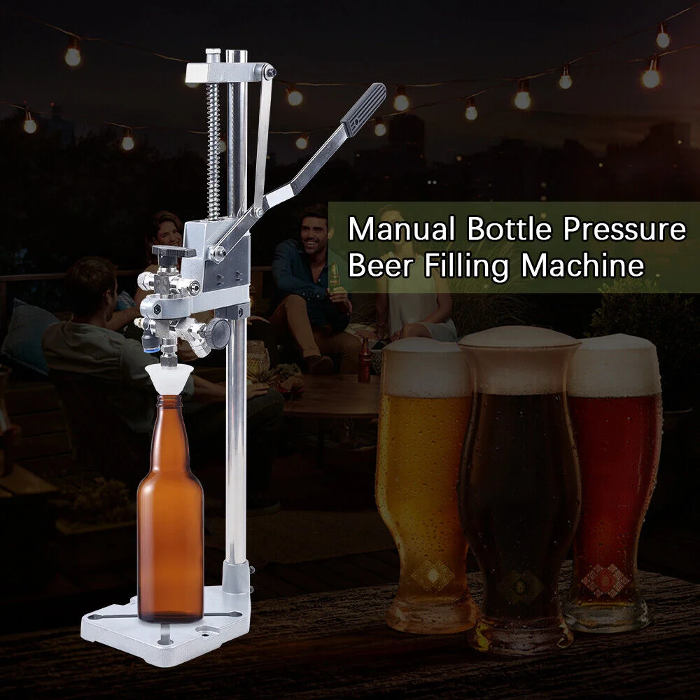 Manual Paste Liquid Filling Machine Suitable Bottle Mouth 10mm-50mm Stainless Steel Beer Filling Machine Bar Accessories