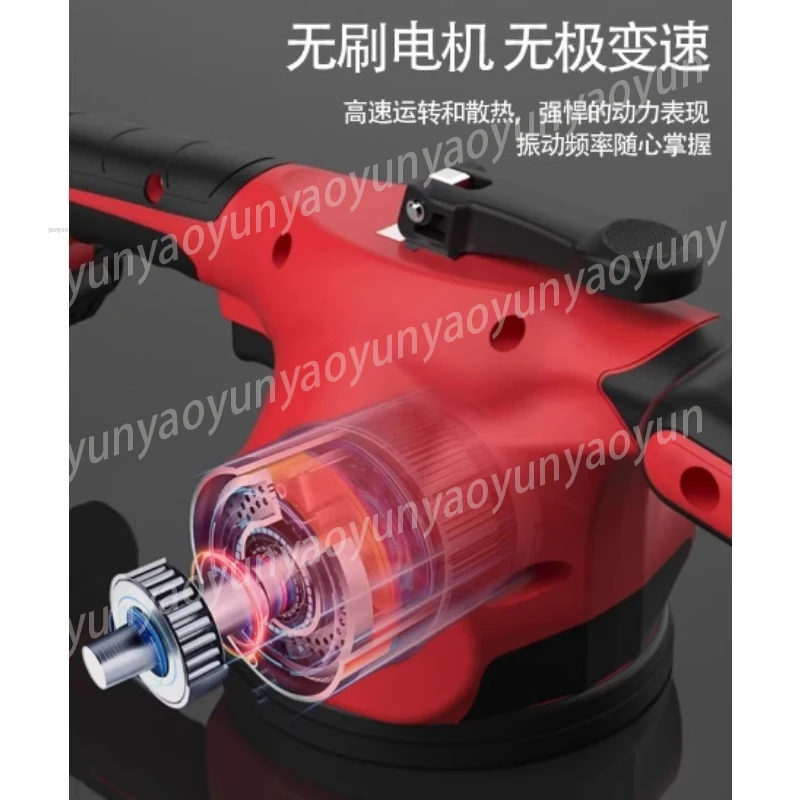 High Power Electric Tile Vibrator Handheld Wall Floor Tile Leveling Machine Concrete Paving Vibration Construction Tool
