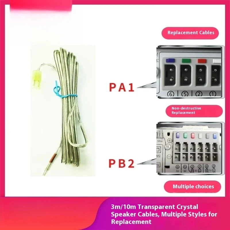 Para Panasonic Panasonic cable de altavoz cable de audio cable de repuesto