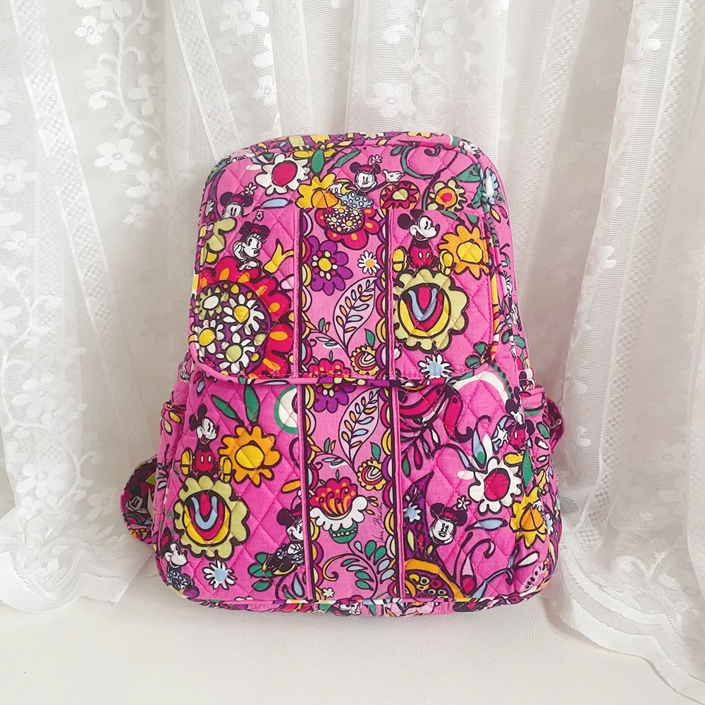 VB environmentally friendly pure cotton printed limited edition patterns and colors, super cute and cute backpack for travel, cu