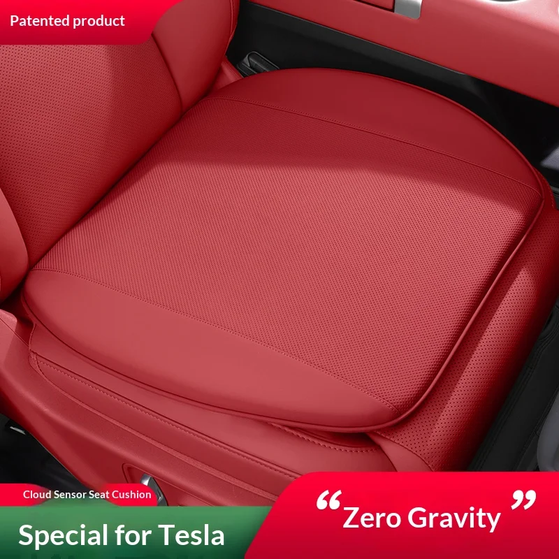 Designed for Tesla Model Y/Model 3 Universal All-Season Breathable Updated Version Seat Cushion - Single Piece with Non