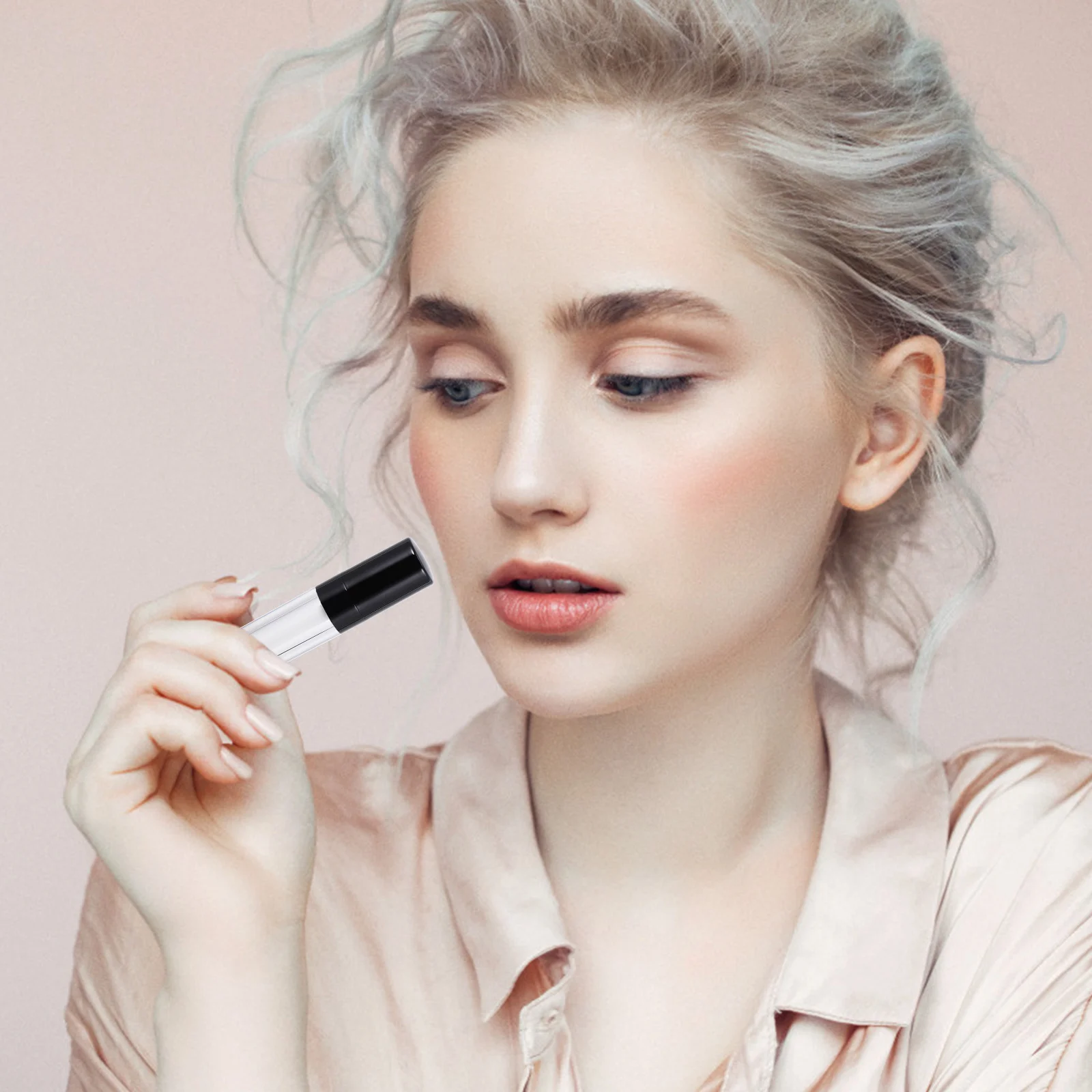 10Pcs 8Ml Lip Gloss Bottle Refillable Portable Vials for Lip Oil Liquid Blush Perfume DIY Makeup