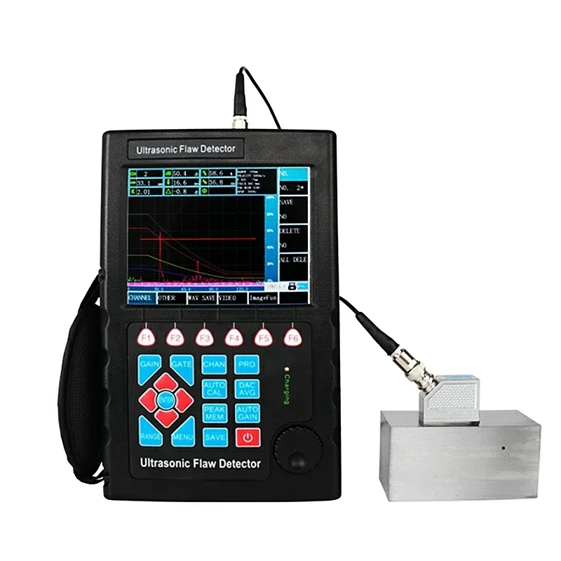 Rilevatore di difetti ad ultrasuoni digitale apparecchiatura di rilevamento di difetti NDT con sonda per ispezione Nde JUT 800