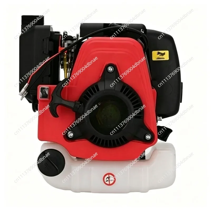Electric Start 144F 4 Stroke  Outboard Engine Tiller Cultivator Earth Auger Motor 1 Key Start