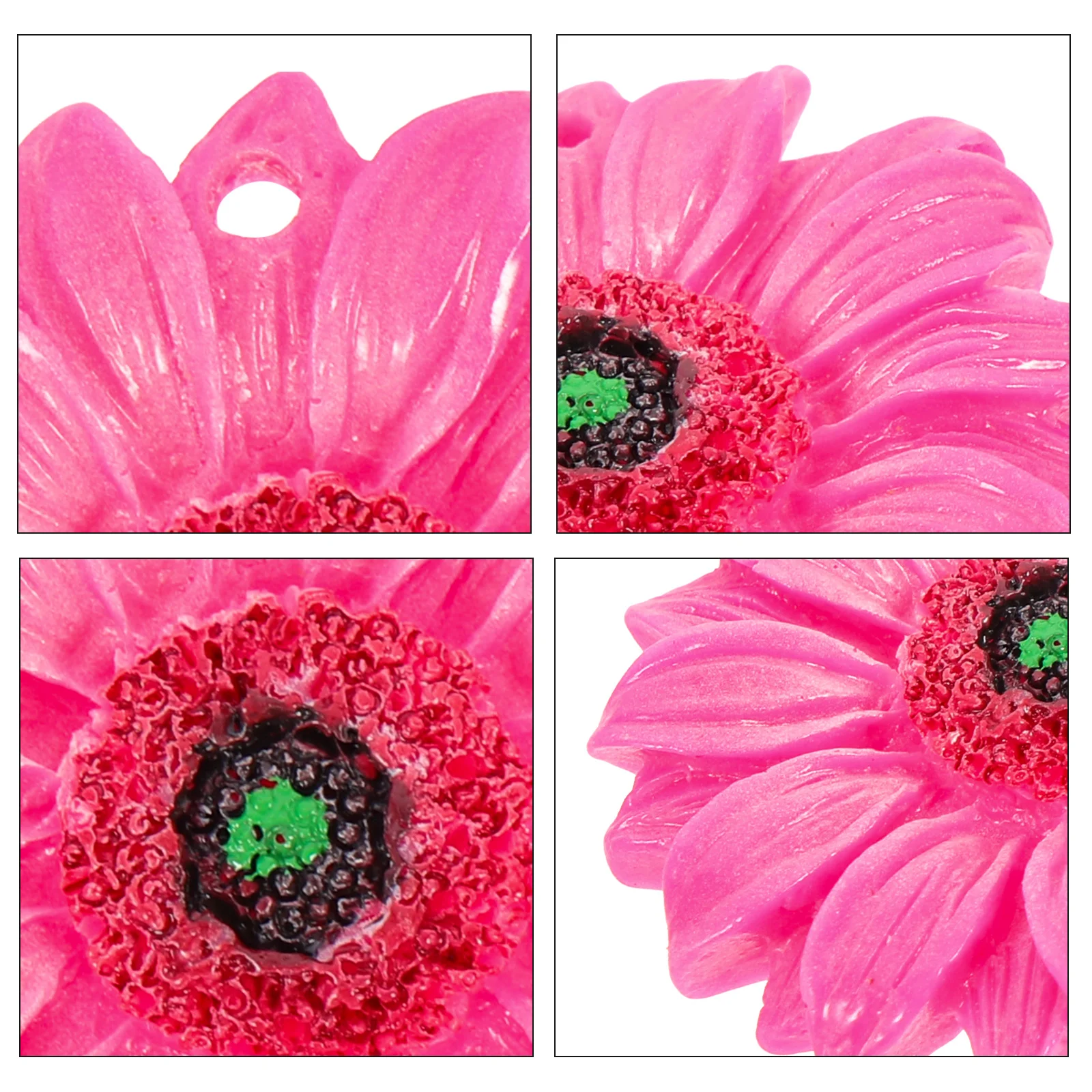

10 Pcs Sunflower Keychain Sunflowers for Decoration Keychains Women Charms Bracelets Decorations Bags