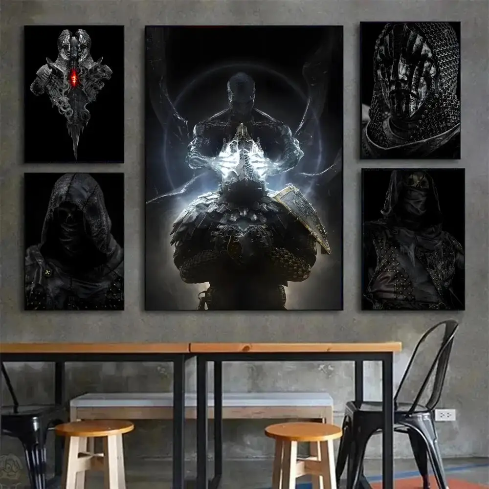 Game M-Mortal Shell Movie Poster Poster Painting Wall Art Mural for Living Room Home Decor and Gifts