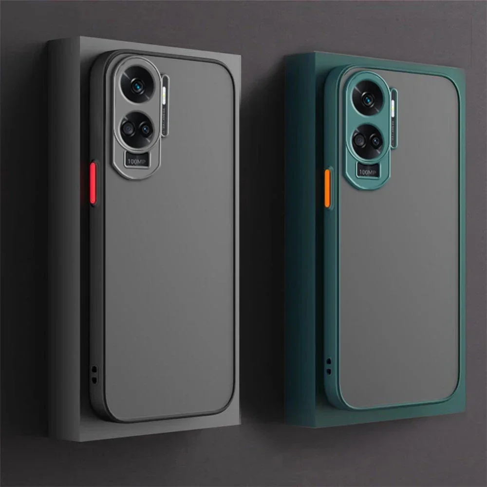 Wstrząsoodporne etui pancerne dla Honor 90 Lite X9A X9B X9 Funda dla Honor X8 X9B X7 X9A X8A X7A X8B X7B Matte Bumper Phone Cover