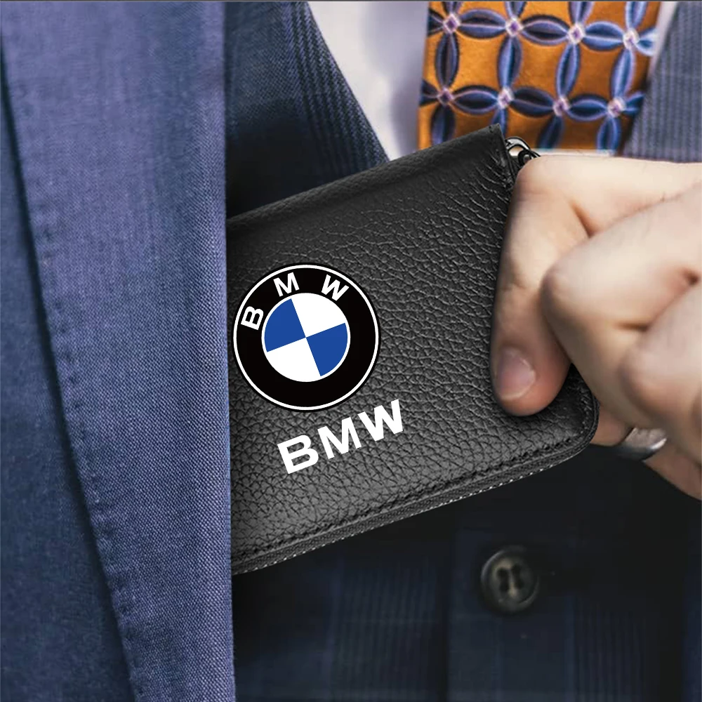 Car Card Storage Bag  Wallet For BMW M Performacne  3 2 5 Series E90 F10 E60 X3 F25 E46 F30 X5 E53 E91 M2 M3 M5 X5 F20 G30 G20