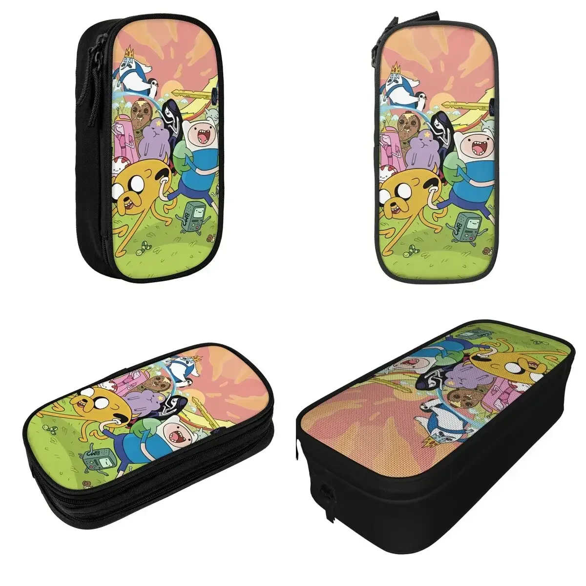 

Adventures Times Pencil Case Anime Pen Pencil Bags Student Large Storage Students School Gift Pencil Pouch