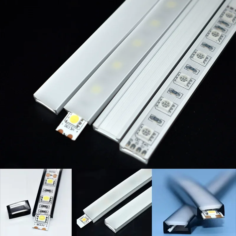 

LED Silicone Neon Tube Waterproof Transparent Matte Silica Gel Protection Cover Ribbon Strip Light Channel T0511 T0513 T0515