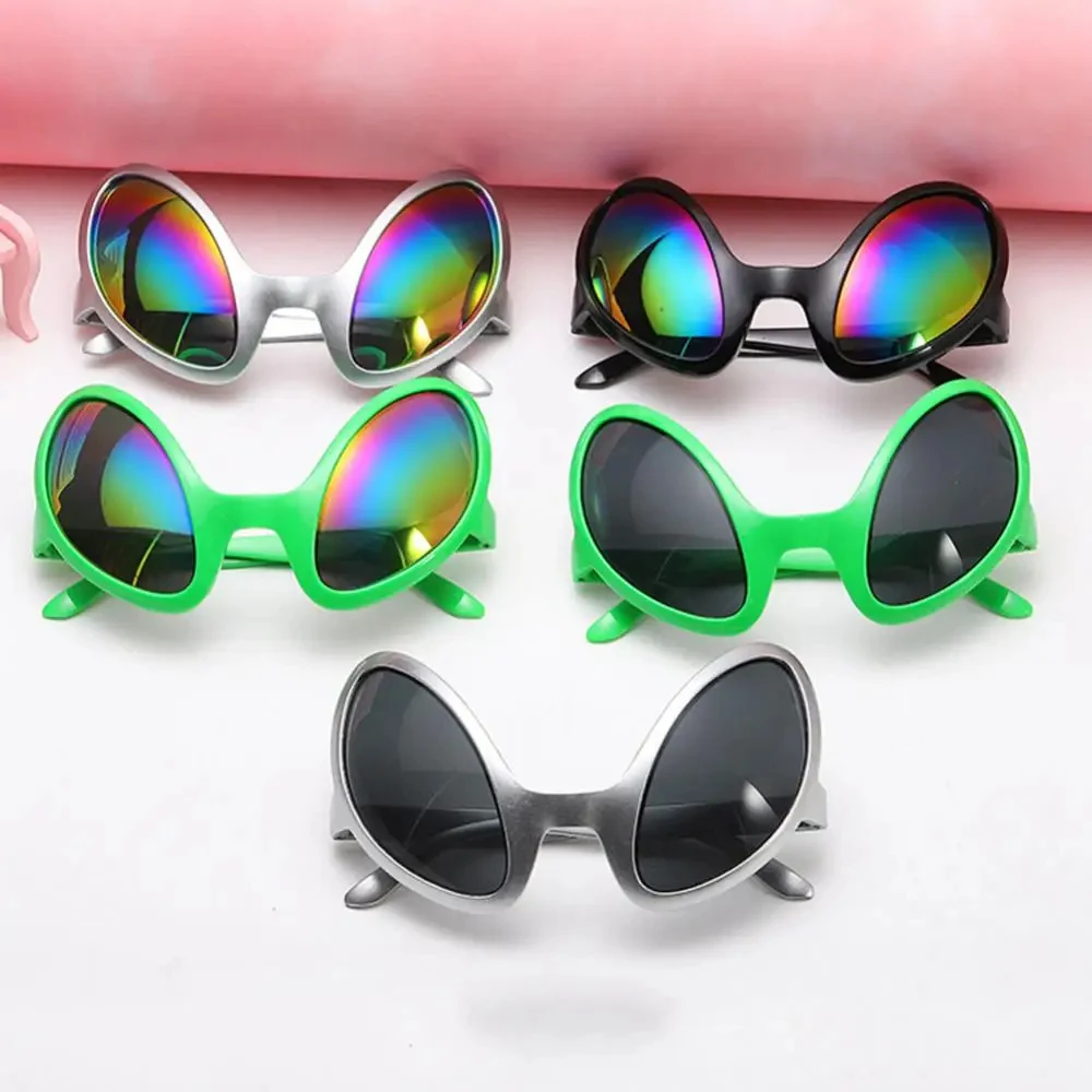 Lustige Alien-Brille für Erwachsene, Kinder, Urlaub, Party, Sonnenbrille, Halloween, Regenbogen-Linsen, ET-Sonnenbrille, Schattierungen, modische Brillen О – Detail 1