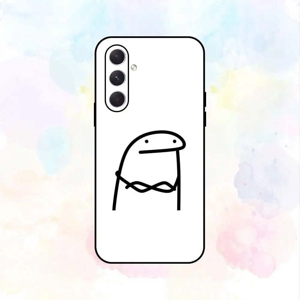 C-Cartoon Stick Handyhülle für Samsung Galaxy A73, A72, A71, A70, A53, A52, A51, andere weiche schwarze Hülle