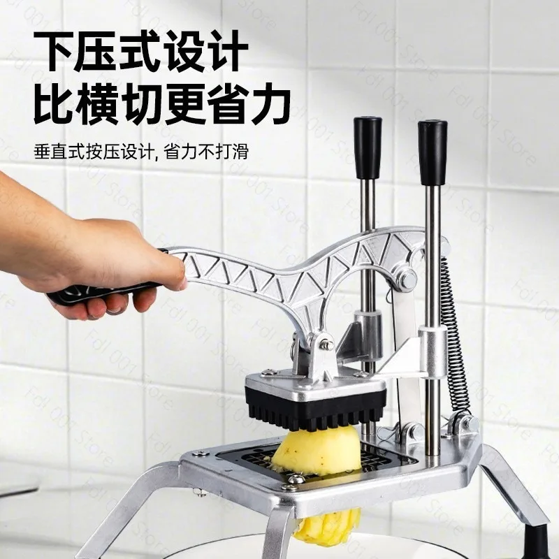 Cut potato chips Vertical spring return cutting machine Manual potato chip machine Aluminum alloy cucumber Potatoes Fruit