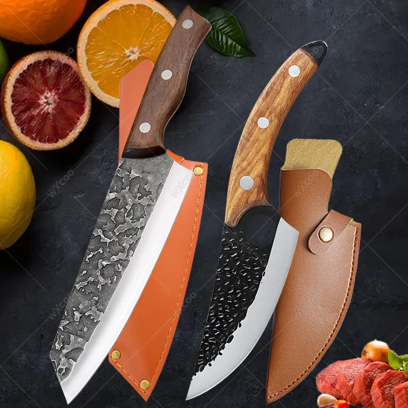 

Stainless Steel Multi-purpose Knives High Hardness Boning Knife Meat and Vegetable Slicing Knife Easy To Store Kitchen Tools