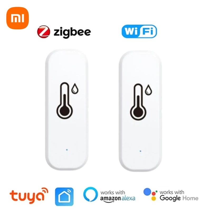 

Xiaomi Tuya Smart Wifi ZigBee Temperature And Humidity Sensor Indoor Hygrometer Controller Monitoring For Alexa Google Home