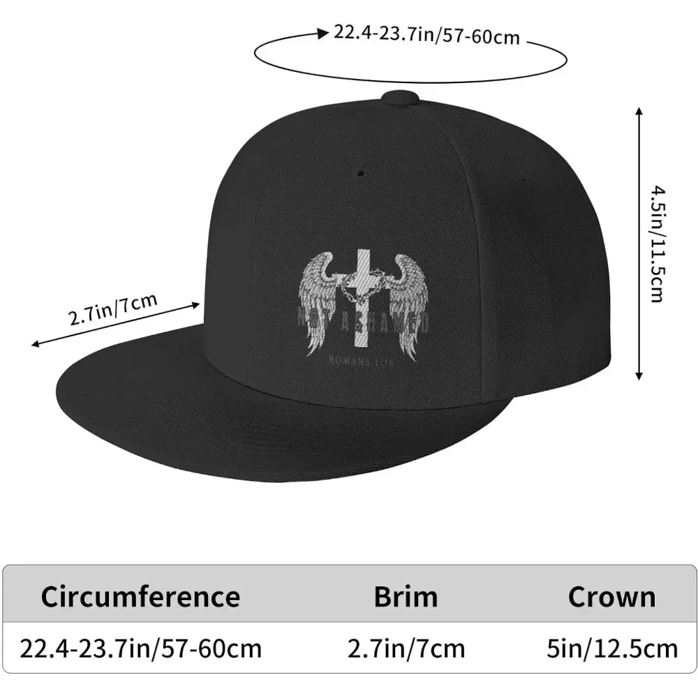 Religious Christian Faith Jesus Snapback Hats for Men Baseball Cap Adjustable Flat Bill Trucker Dad Gift,Husband,Boy Friend