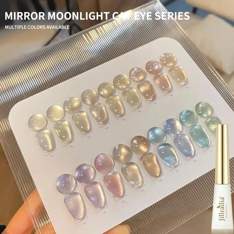 18 Colors Crystal Cat Eye Gel Nail Polish Magnetic UV LED Soak Off Gel Varnish Crystal Cat Eye Gel Lacquer Nail Art Decoration