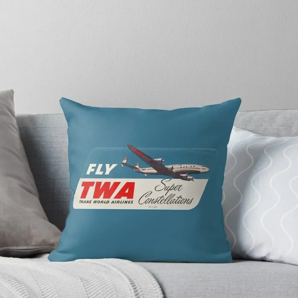 

TWA - Super Constellations Throw Pillow Cushion Child Christmas Pillow Cases Luxury Pillow Cover Marble Cushion Cover