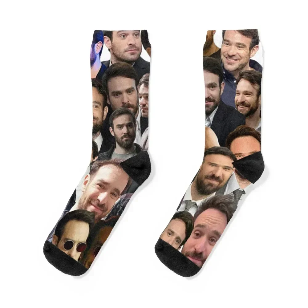 

charlie cox photo collage Socks floor basketball sport winter Girl'S Socks Men's