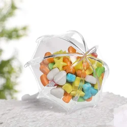 12 PCS Mini Creative Umbrella Candy Box Gift Bag Suitable for Wedding Celebration Baby Full Moon Birthday Gift