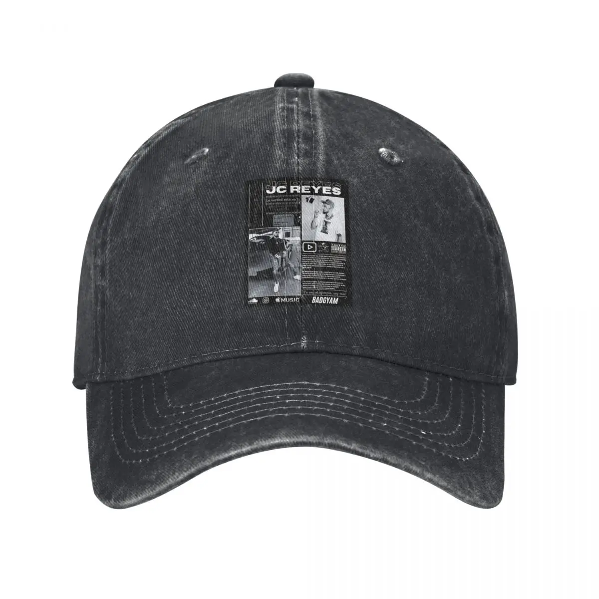 Rapper Jc Reyes Album Tour Graphic Baseball Caps Fashion Denim Hats Outdoor Streetwear Baseball Cowboy Hat for Men Women