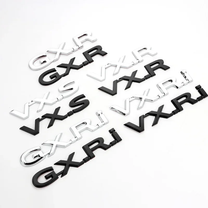 for Toyota Land Cruiser Car V6 V8 5.7 GXR VXR TXL VXL VXS Emblem black refit logo Prado Trunk Lid Sticker car accessory