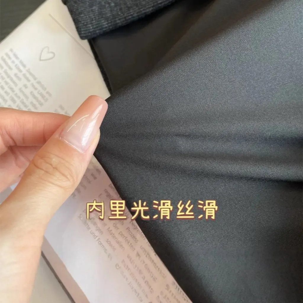 

Winter Women's Fashion Thickened Sanding Straight Woolen Skirt Slimming Design Front And Back Easy-to-Wear Style F112316