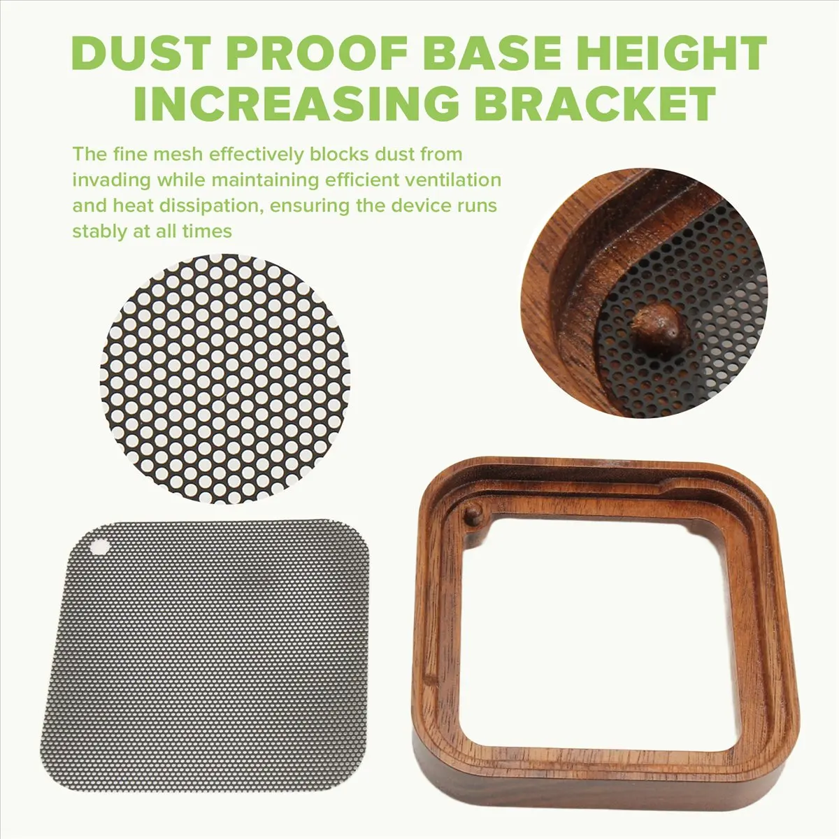 

Стабильное настольное крепление для Mac Mini M4/M4 Pro с улучшенным охлаждением, легкая кнопка питания, аксессуары для организации стола