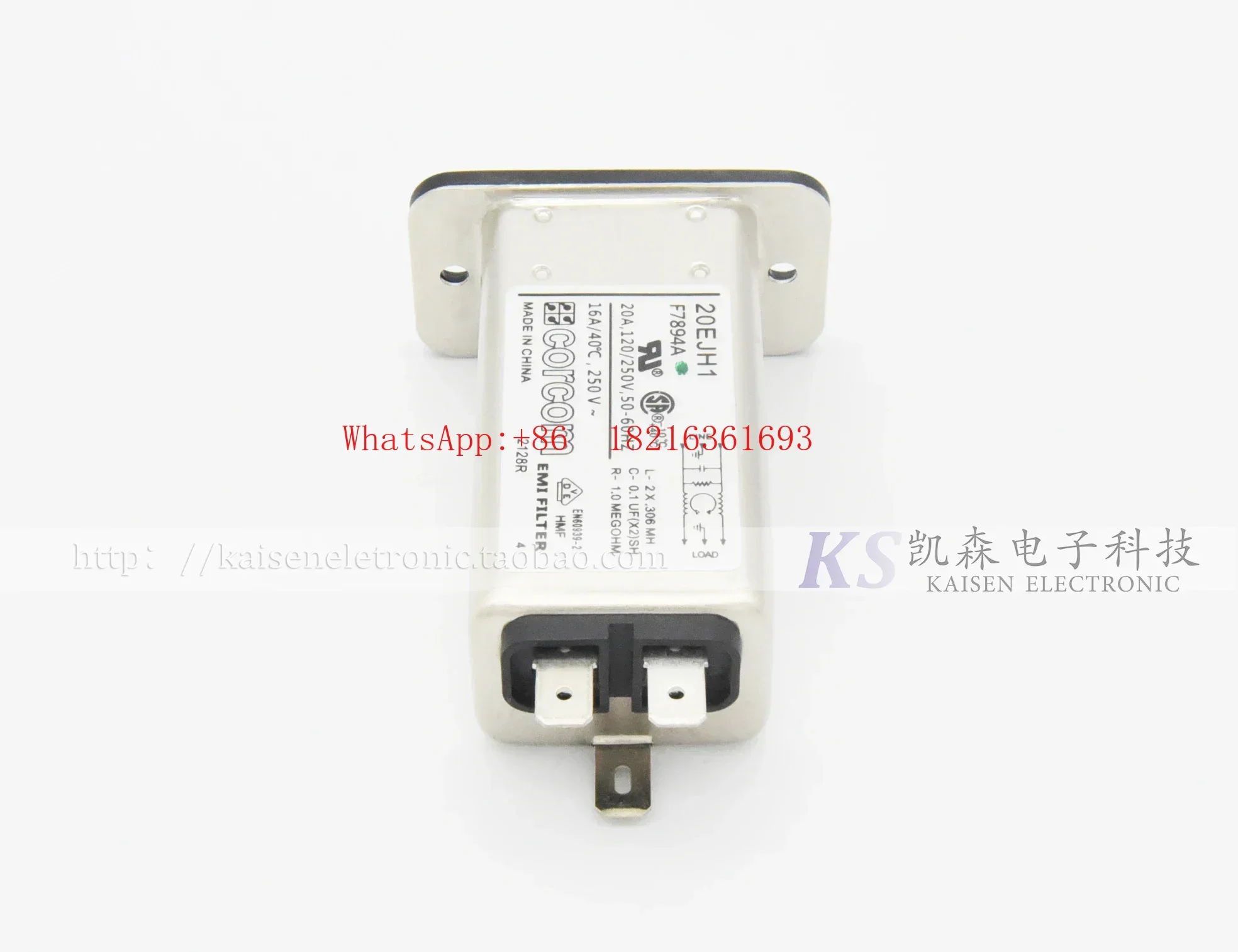 Limited Offer New 20EJH1 EJH Series, F7894A 6609009-4 20A Medical Equipment Projector Corcom Filter