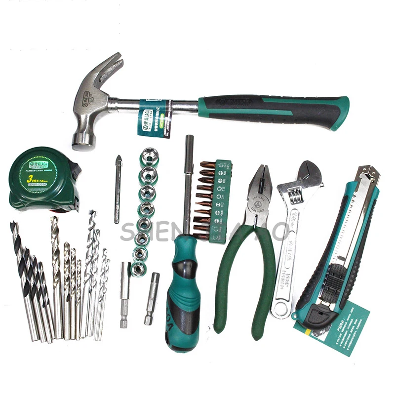 220V Multi-purpose Impact Drill Machine LA414413 Household Use Upholstery Drilling Wall Percussion Impact Drill Set Power Tools