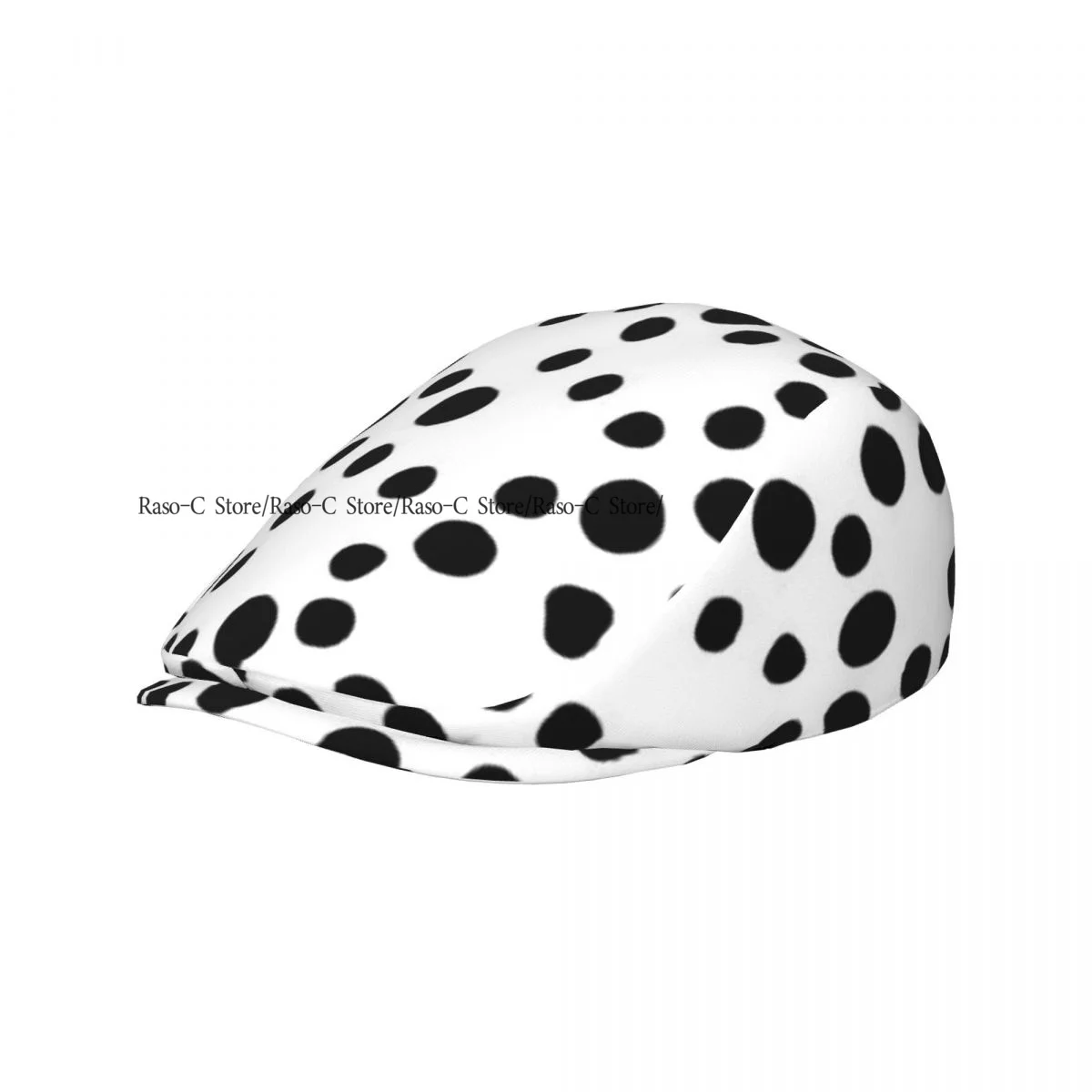 Spring Summer Adult Flat Cap Polka Dots Pattern Unisex Newsboy Ivy Cap Light Thin Forward Beret Outdoor Hat