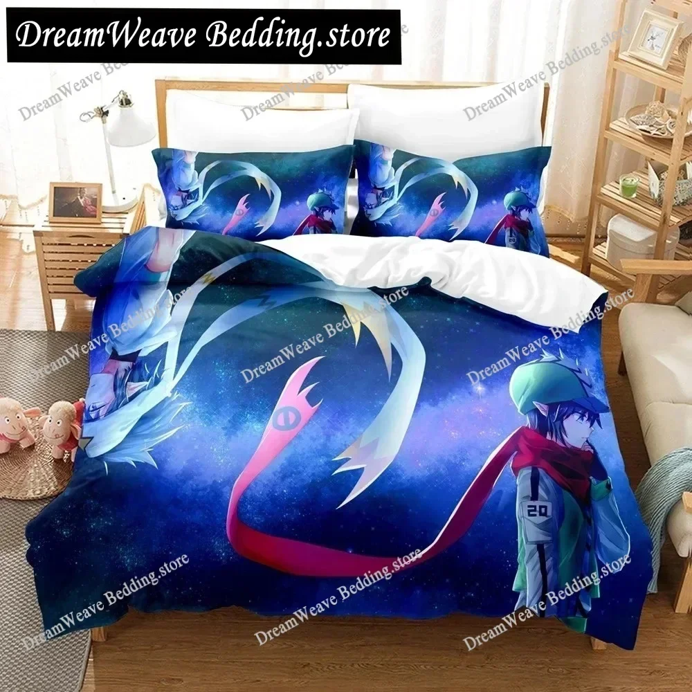 The Link Click Luxury Bedding Set Japan Anime Cartoon Duvet Cover Set Comforter Bedspread Twin Single Size Printed Home TextileF