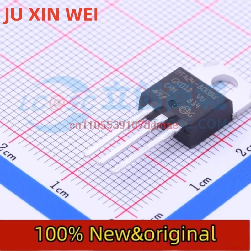 6PCS  BTA24-800BWRG straight insertion TO-220 2 brand new original