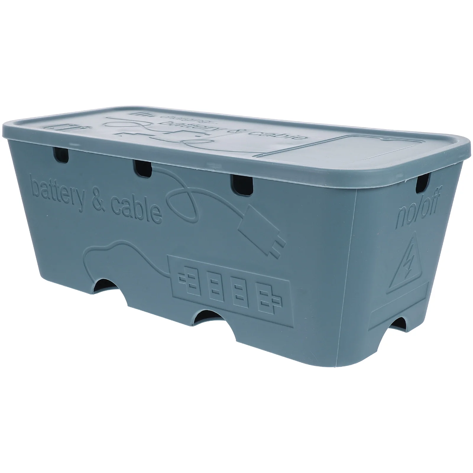 Cord Organizer Box Cable Management Storage for Power Strip Cords Data Cables Desktop Home Office Classroom Use Cord Hider