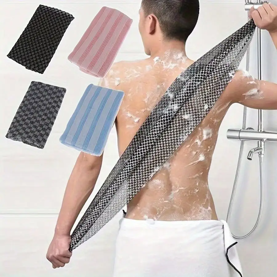 Exfoliating Bath Towels, Bath Brushes, Back Towels, Japanese-Style Exfoliating Scrub Bath Sponges, Men's And Women's Daily Care