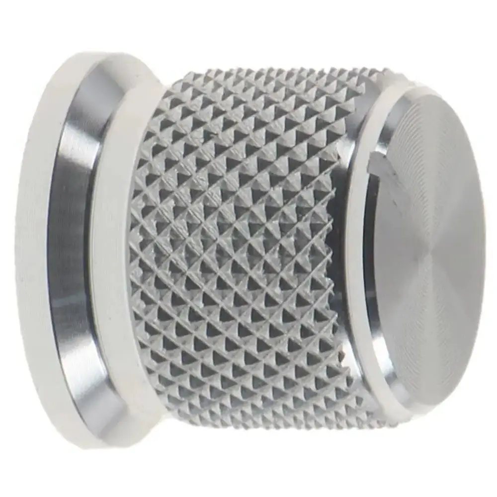 Katı işlenmiş Metal alüminyum döner potansiyometre topuzu enkoder ses HIFI ses amplifikatörü kolları kalemler 17x16mm
