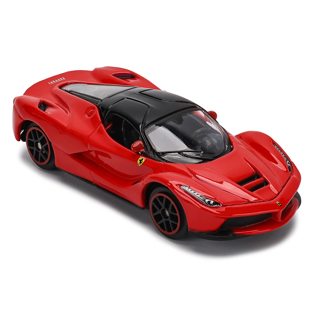 Bburago 1:64 Ferrari series Multiple models LAFerrari 488 458 ENZO F40 599 F12 car die-casting model small-scale toy collection