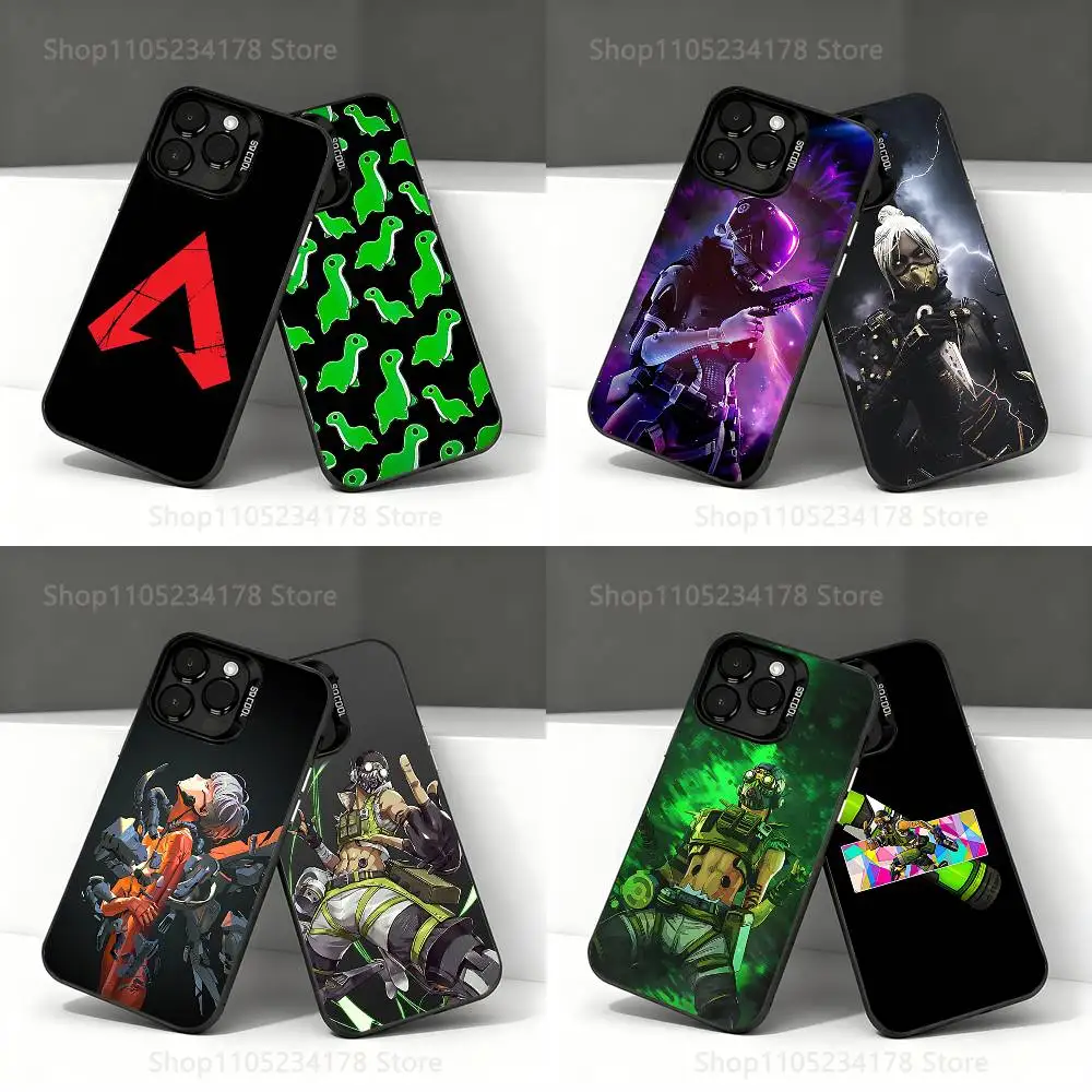 

A-Apex Game L-legends Phone Case For iPhone 17,16,15,14,13,12,11,Pro,Max,Plus,E,Air,Mini Anti Fall Black Bumper