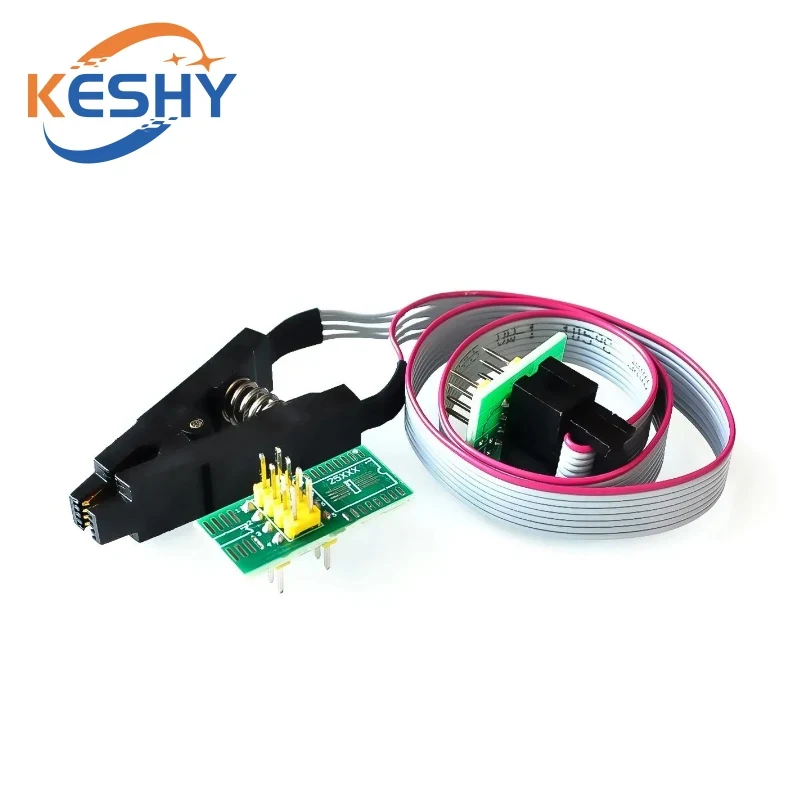 Programcı Test klipsi SOP8 Sekiz pinli BIOS klipsi Geniş ve dar gövdeli 8 pinli evrensel klips Adaptör klipsi IC Soket Yazma çip klipsi