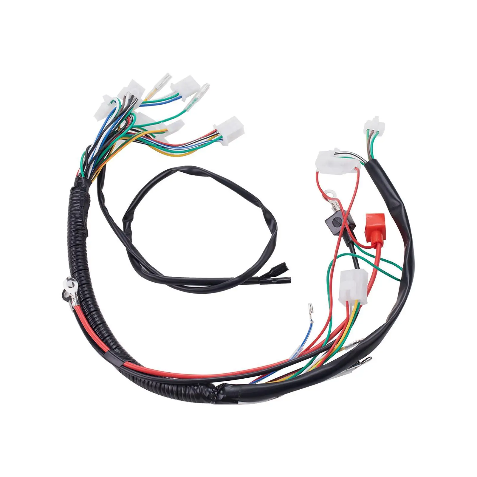 Electronic Engine Initiate Wiring Harness Cdi Wire Harness Stator Assembly Wiring Kit for UTV 50cc 70cc 90cc 110cc 125cc