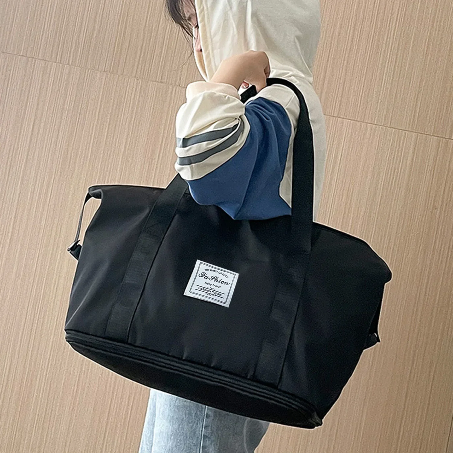 Bolsas de viaje expandibles de gran capacidad, bolsa organizadora de equipaje, bolso impermeable, portátil, plegable, bolsa de almacenamiento de ropa de viaje, nuevo