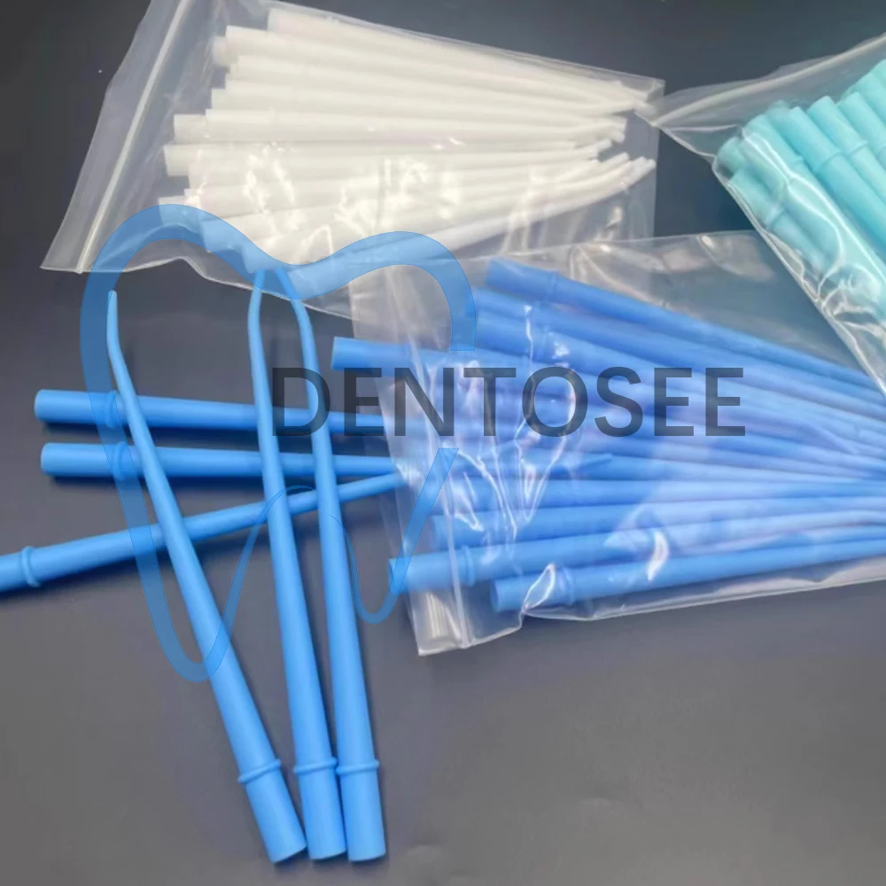 

Disposable Saliva Ejector Tube Elbow Design Surgical Aspirator for Suction Sterile Dental Suction Tube Supplies