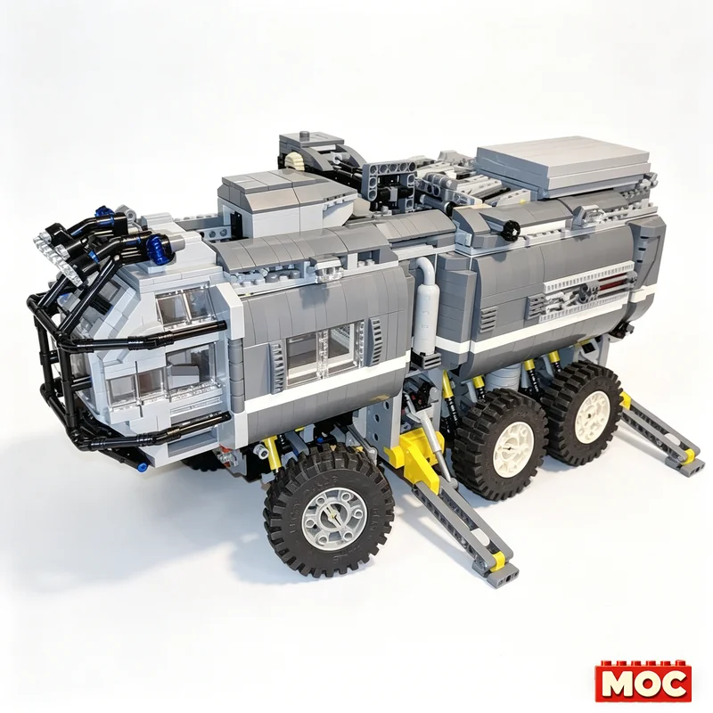 5647Pcs MOC Redstone Driller V Custom Building Blocks Mars Exploration Model Educational Assembly Toy For Collectors Xmas Gift