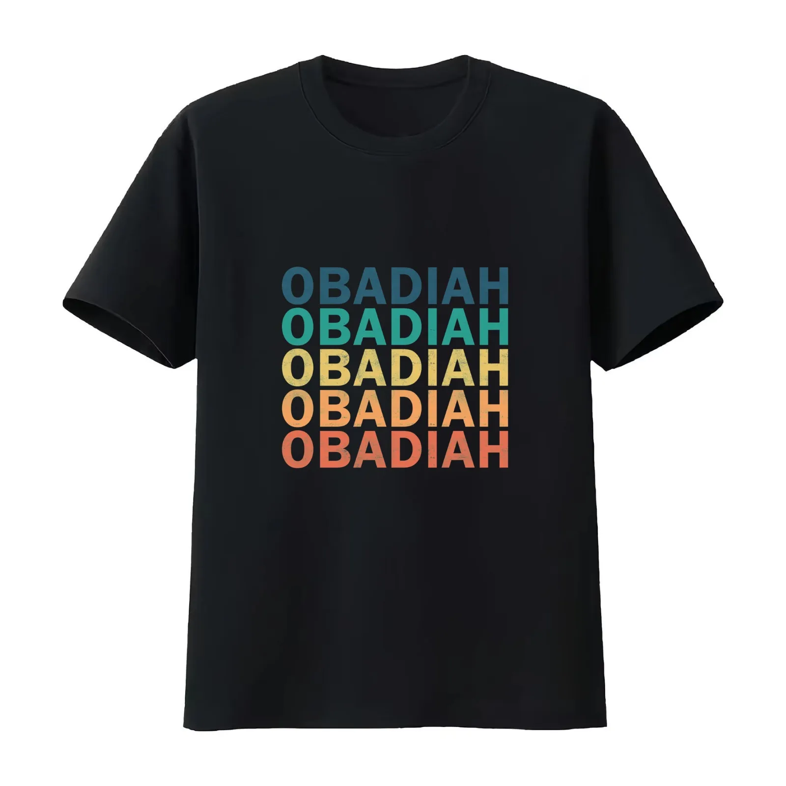 Obadiah Name T Shirt - Obadiah Vintage Retro Obadiah Name Gift Item Tee T-Shirt Summer Casual Cotton Tee Unisex Men Women
