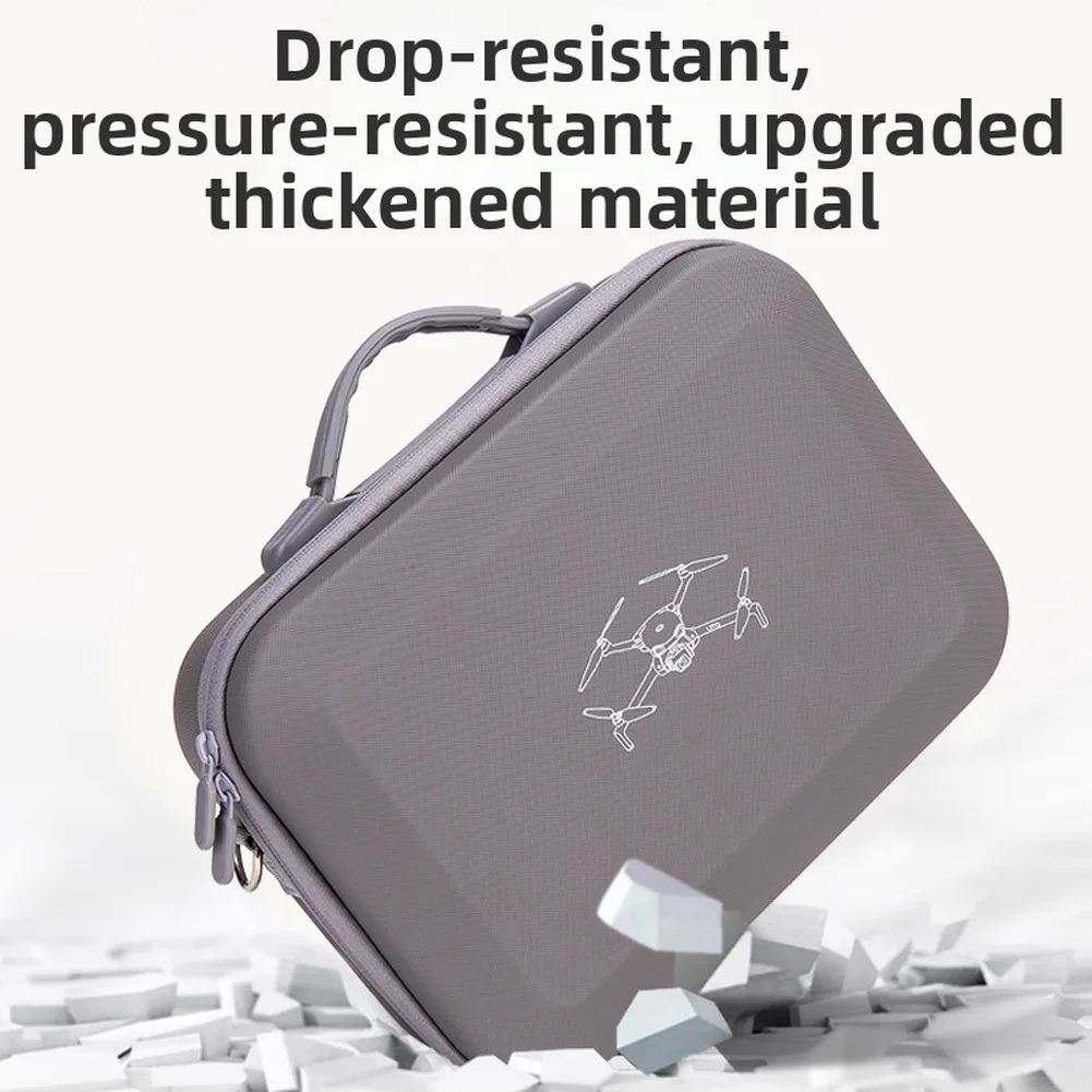 Structured Carry Bag For DJI Lito 1 Flight Set Featuring PU Outer Layer And Dedicated Compartments For Essential Components