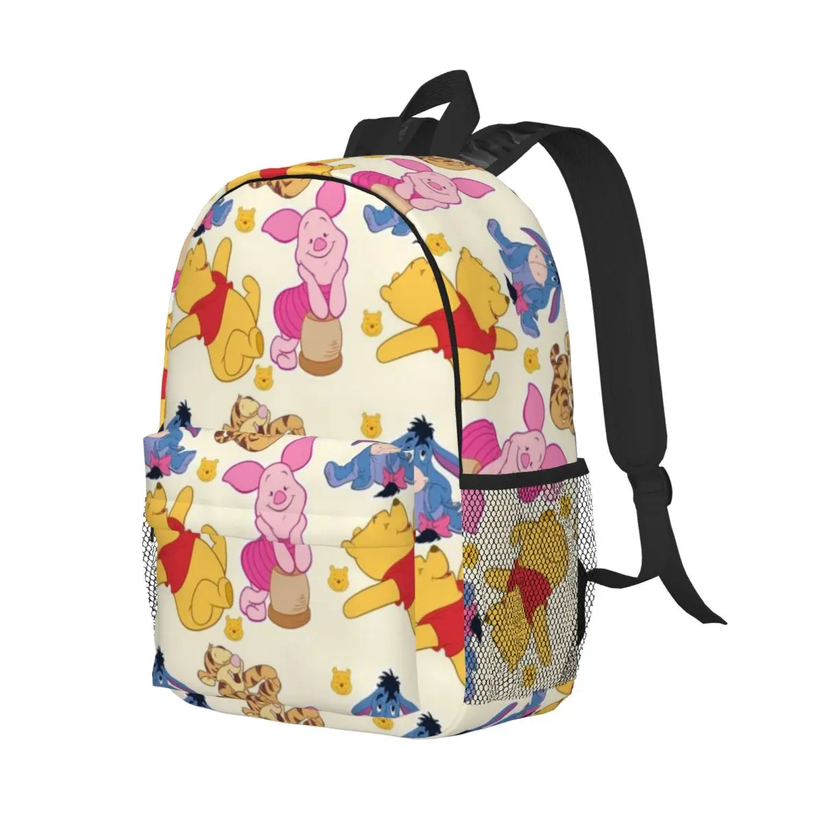Pooh Bear New Fashionable Pattern School Bag Print Lightweight Backpack 15inch